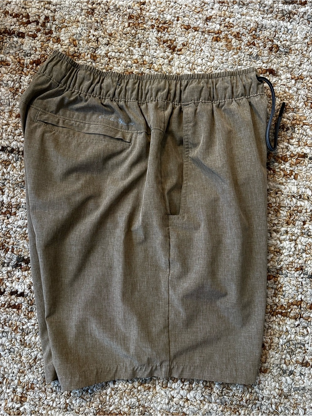 Eddie Bauer Tan Drawstring Hybrid Shorts - Picture 3 of 8